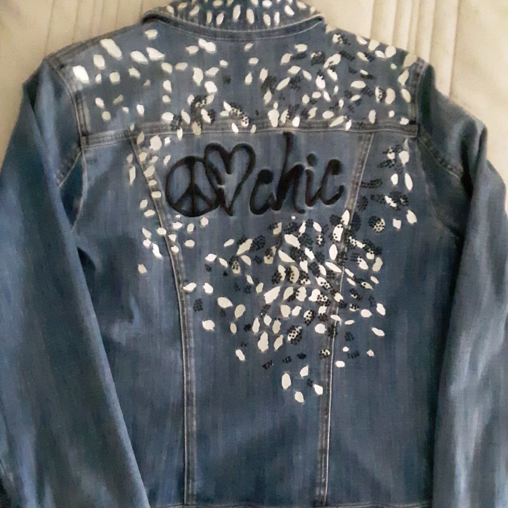 Jean Jacket with Bling